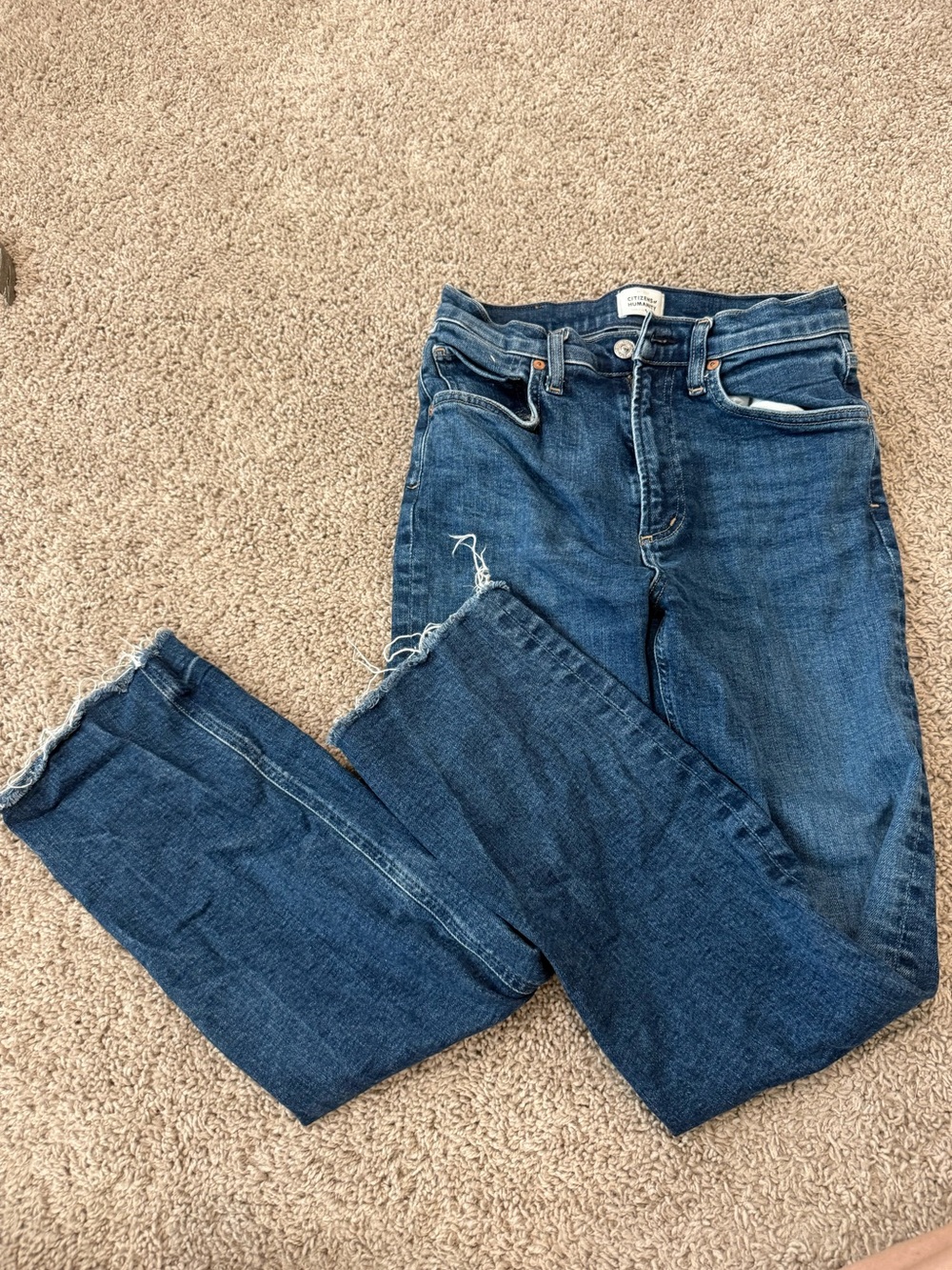 ✨Citizens of Humanity Daphne Crop Classic Women's Blue Denim Jeans